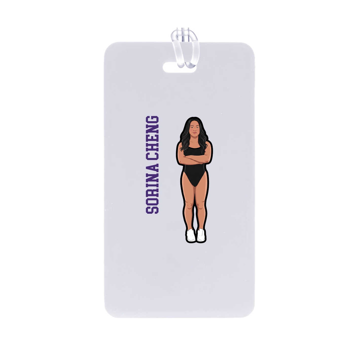 Bag Tag — Name Vertical in Classic