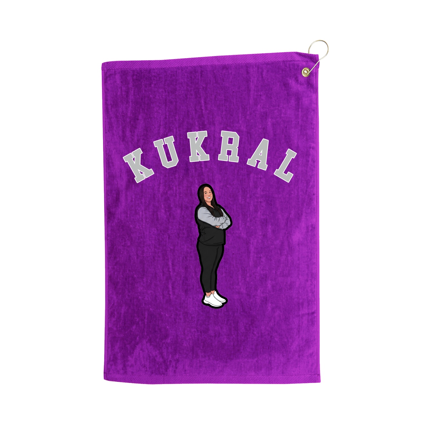 Golf Towel — Shirsey Arch in Purple