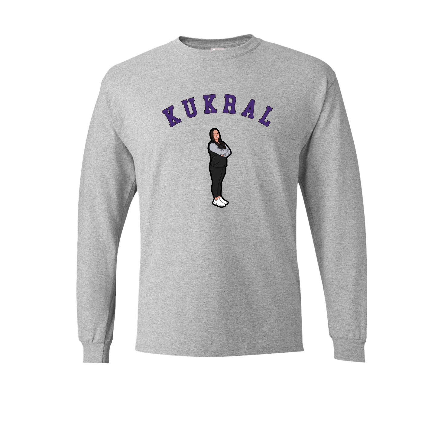 Long Sleeve Tee — Shirsey Arch in Grey