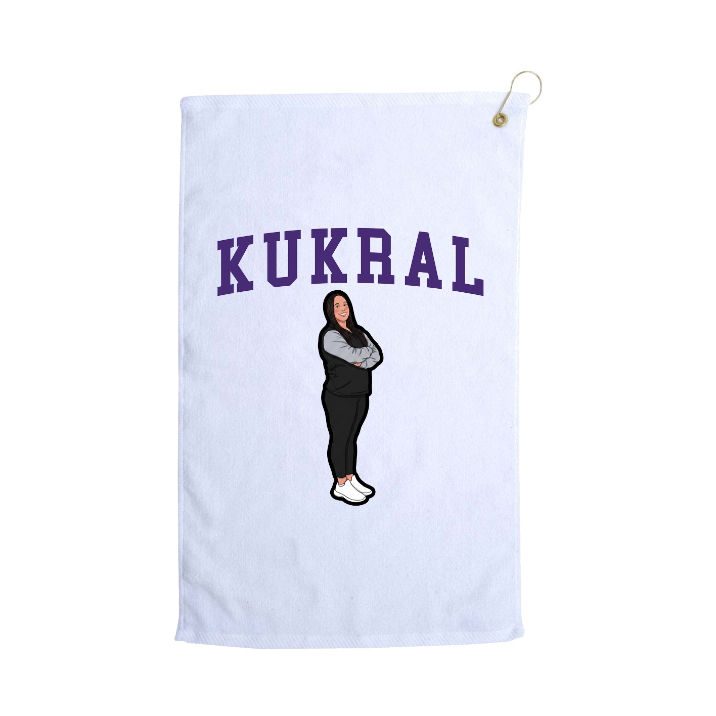 Golf Towel — Shirsey in White