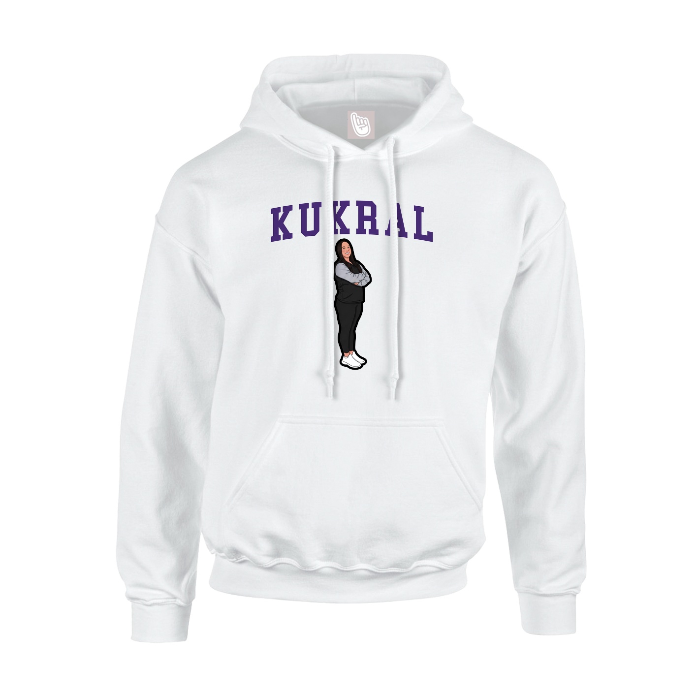 Youth Hoodie — Shirsey in White
