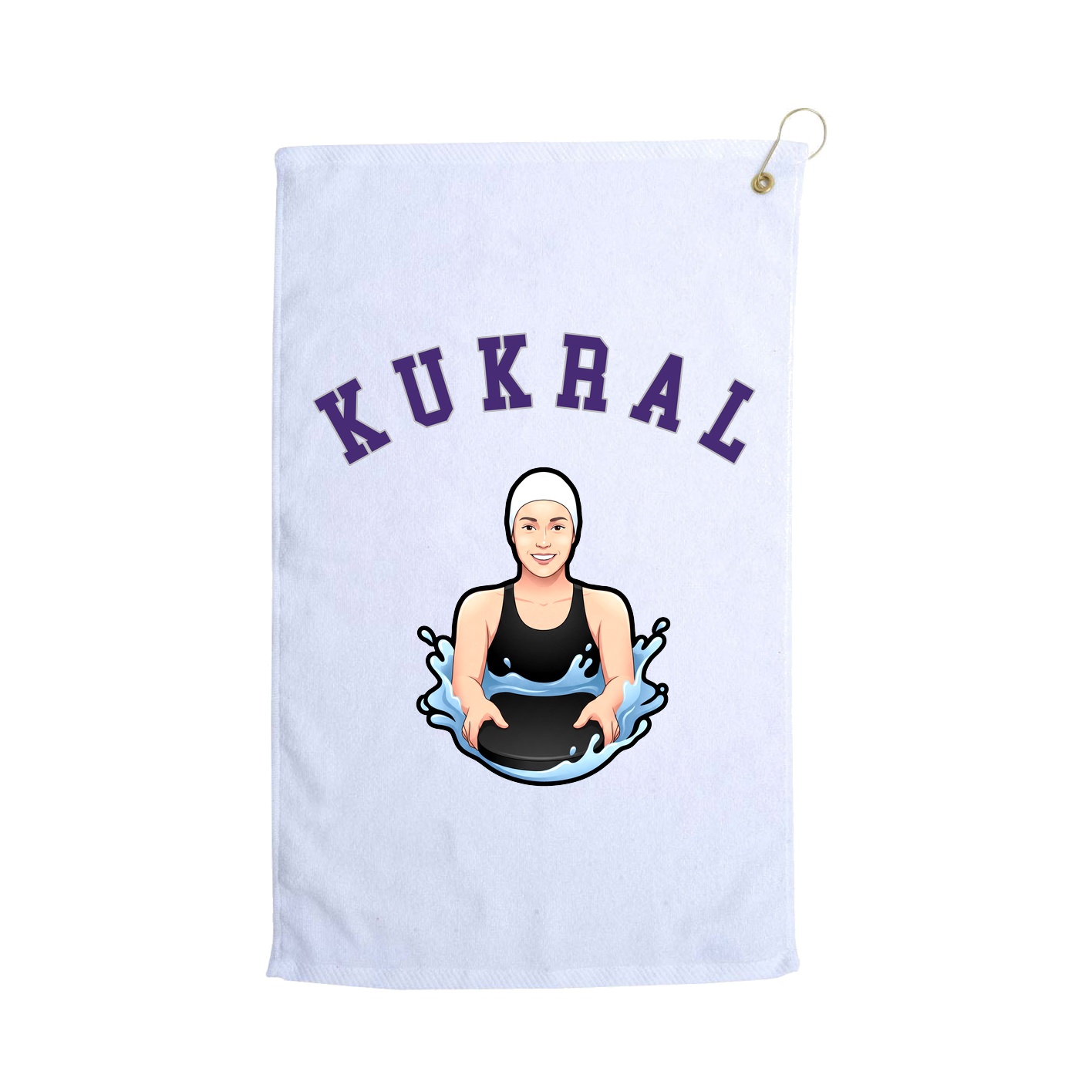 Golf Towel — Shirsey Arch in White