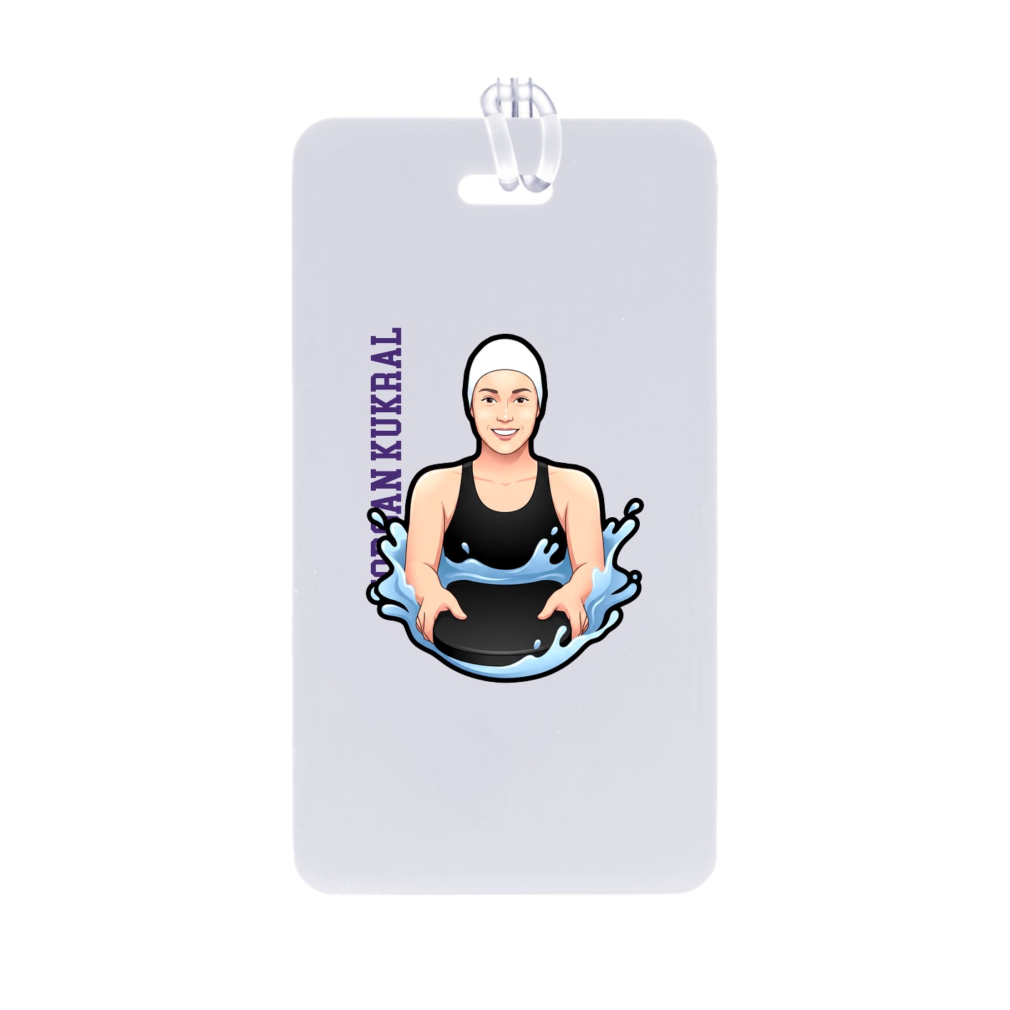 Bag Tag — Name Vertical in Classic
