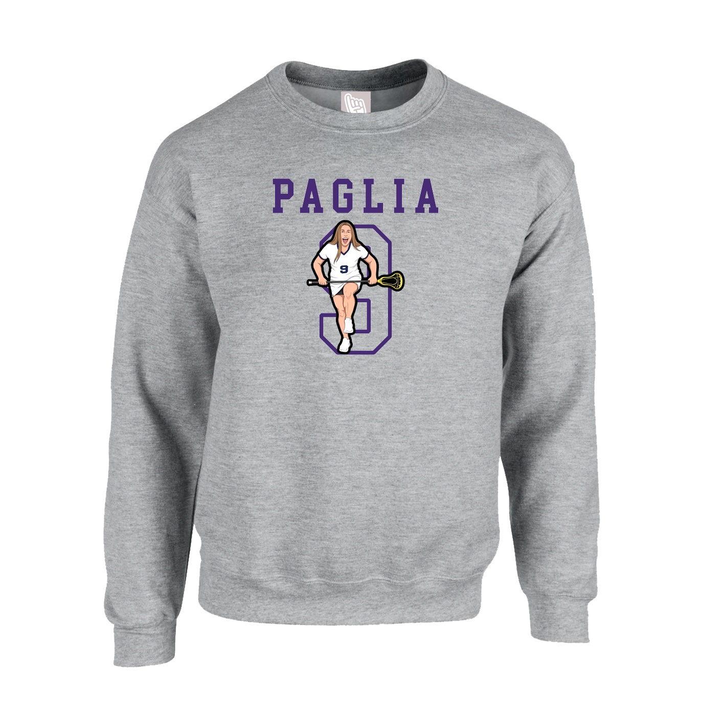 Fleece Crew — Shirsey in Grey