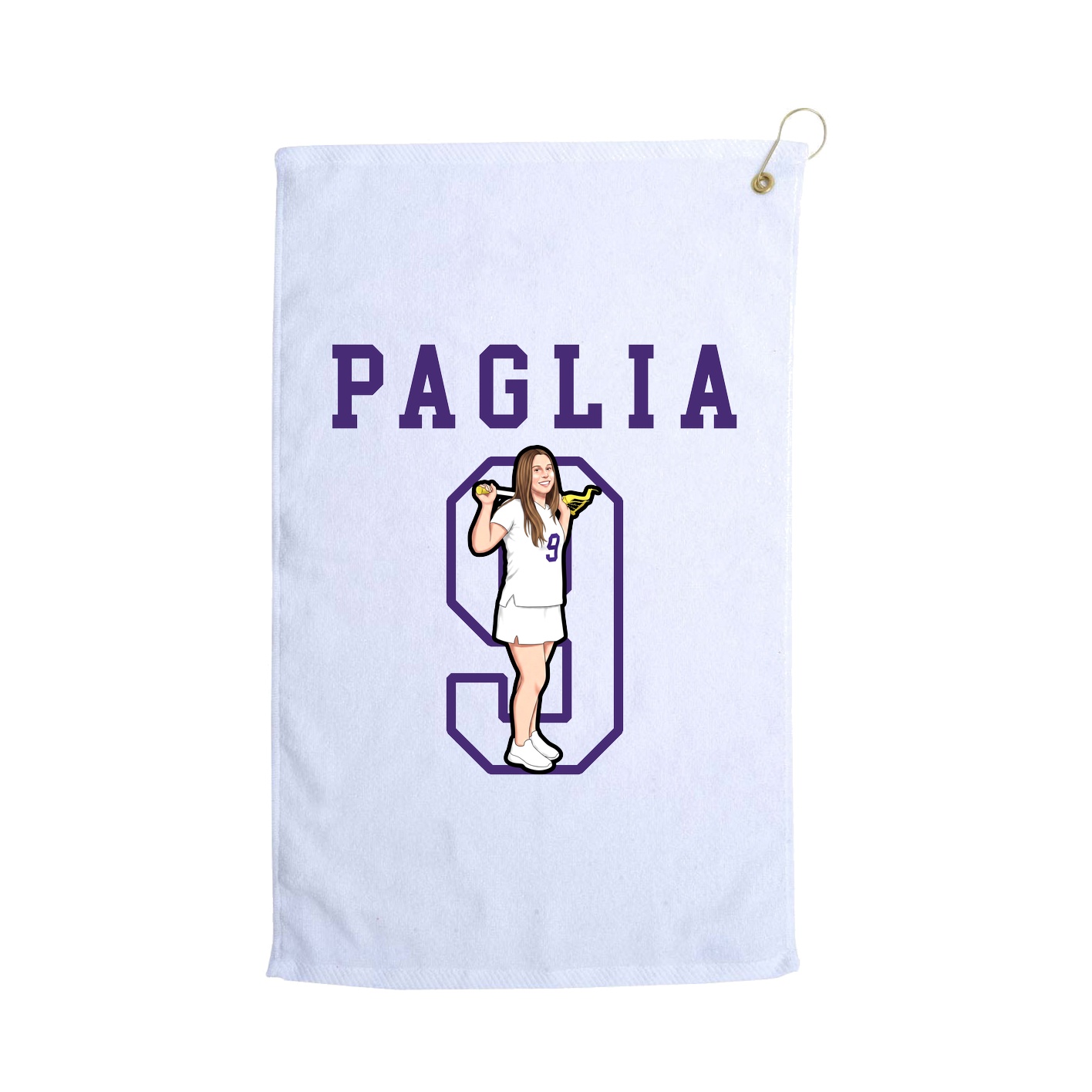 Golf Towel — Shirsey in White