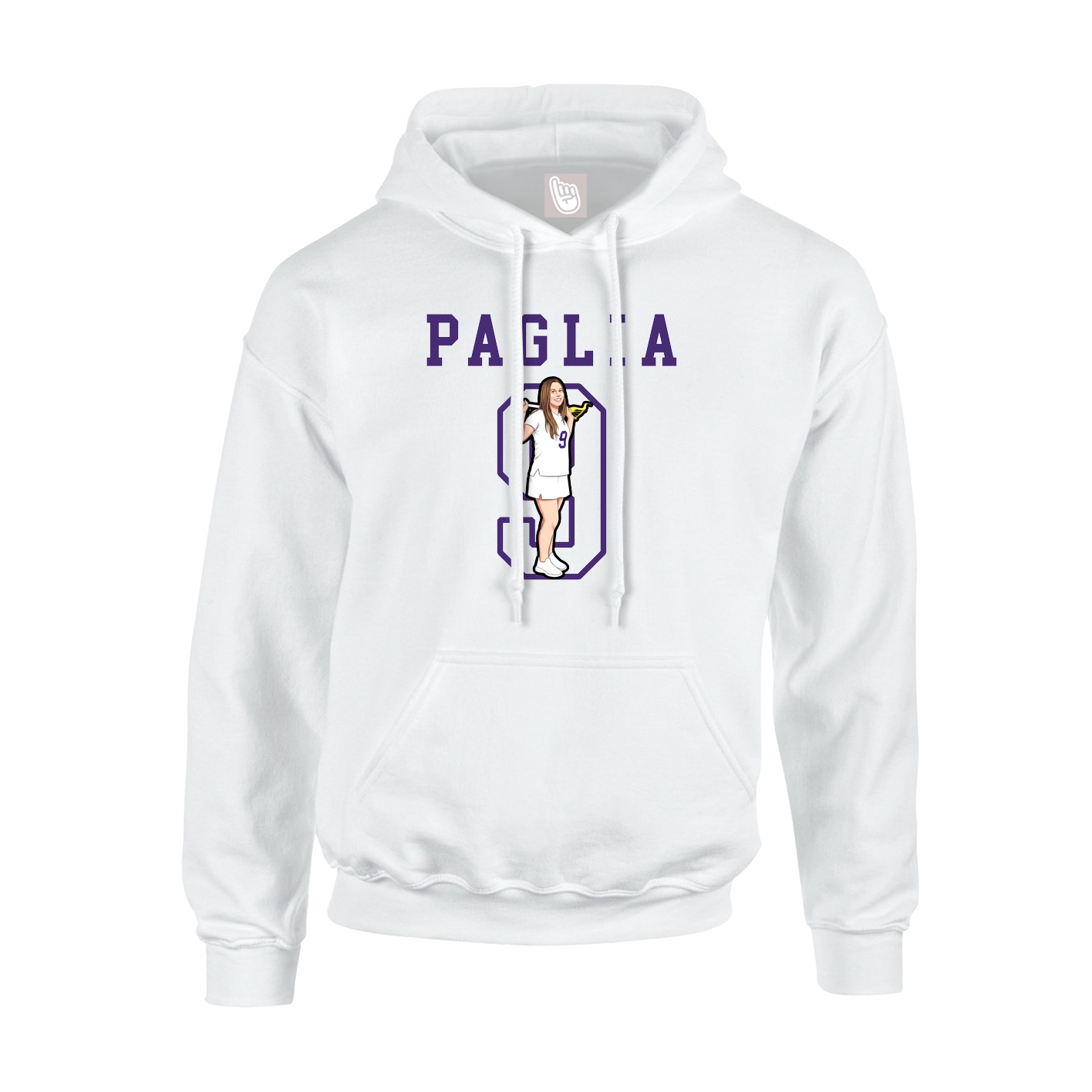 Hoodie — Shirsey in White
