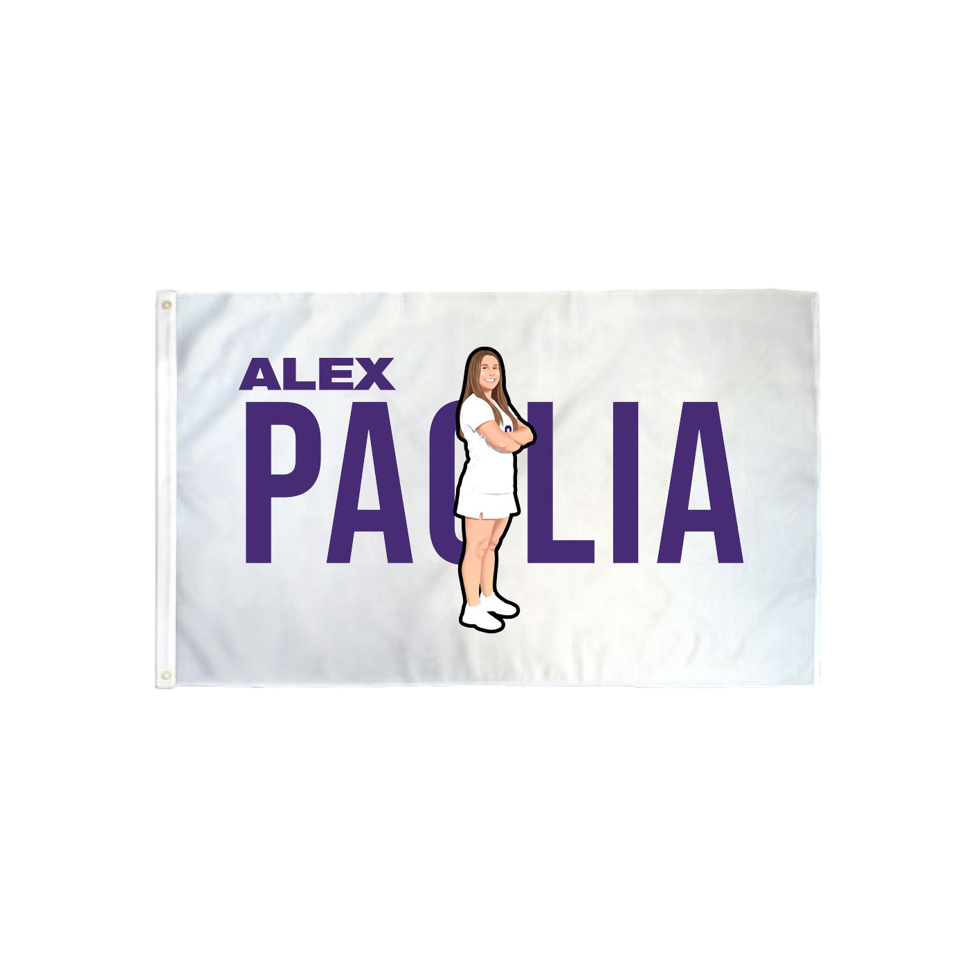 3x5 Flag — Player Name in Classic