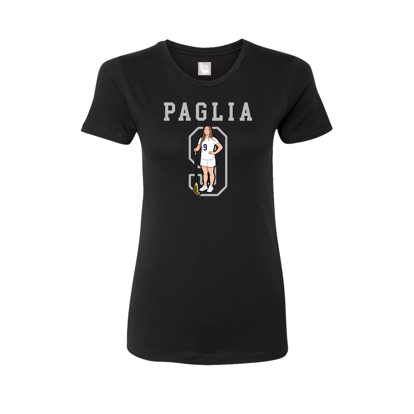 Fitted Women's Tee — Shirsey in Black