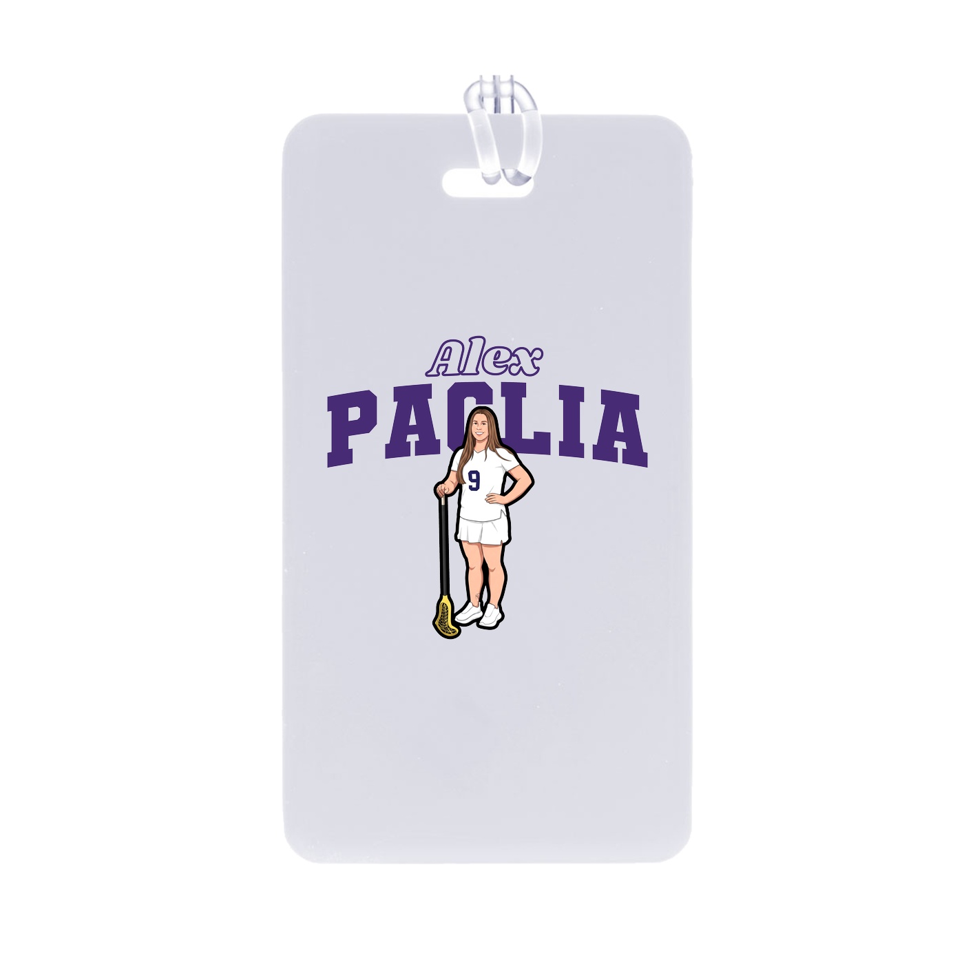 Bag Tag — Name Arch in Classic