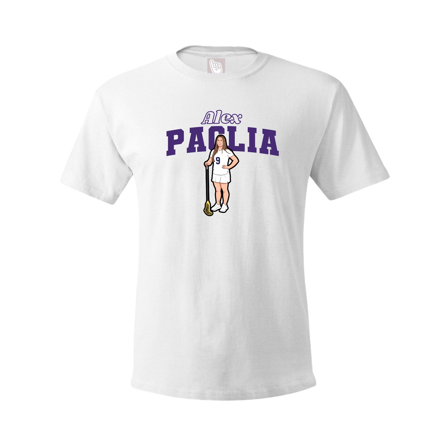 Tee — Name Arch in White