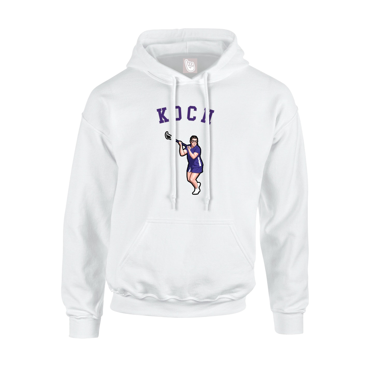 Youth Hoodie — Shirsey Arch in White