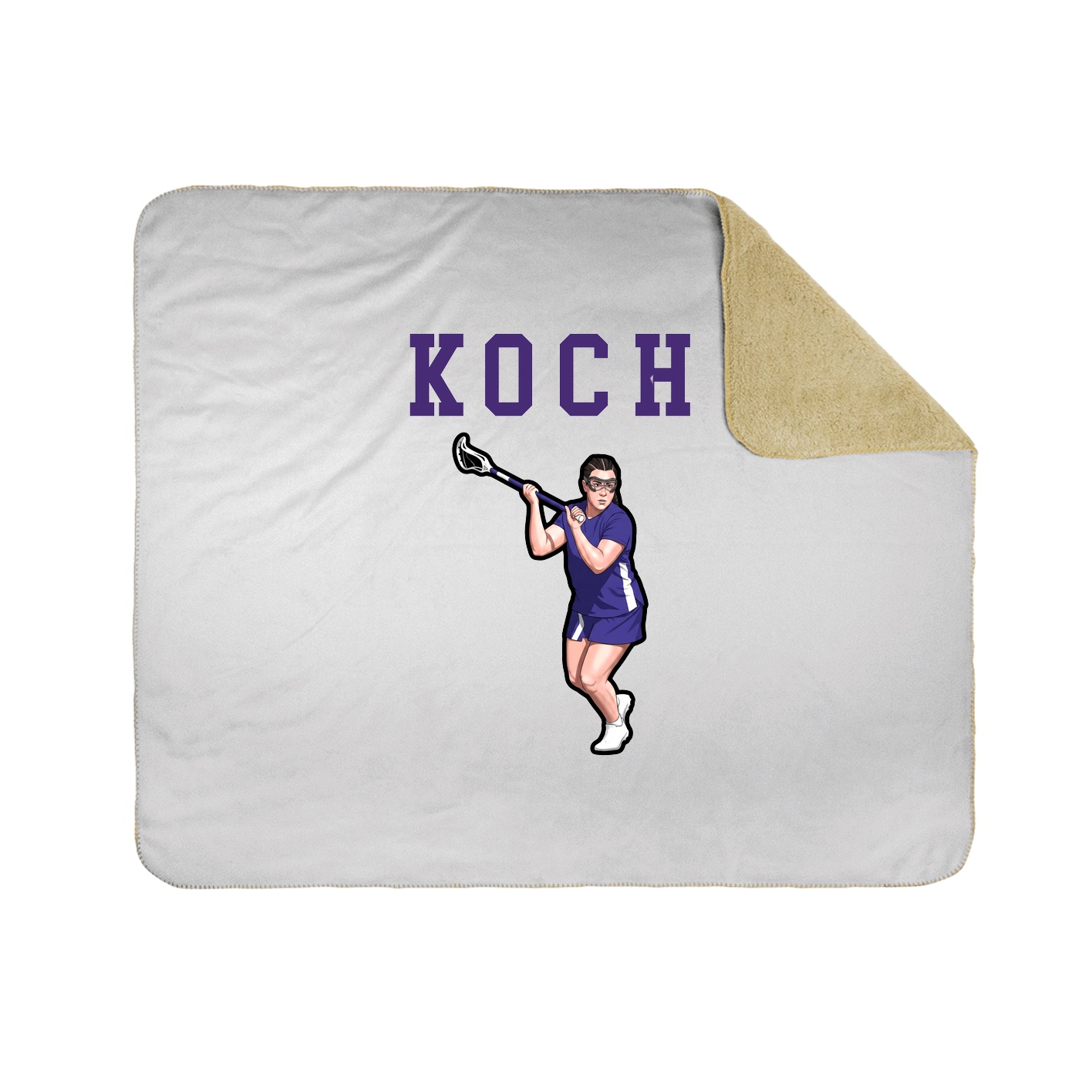 Throw Blanket — Shirsey in White