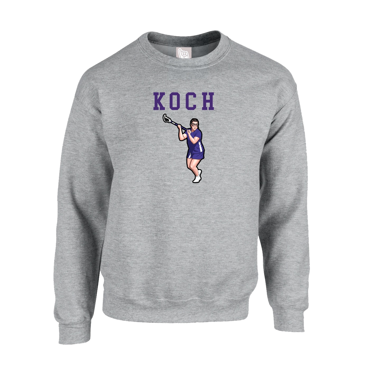Fleece Crew — Shirsey in Grey