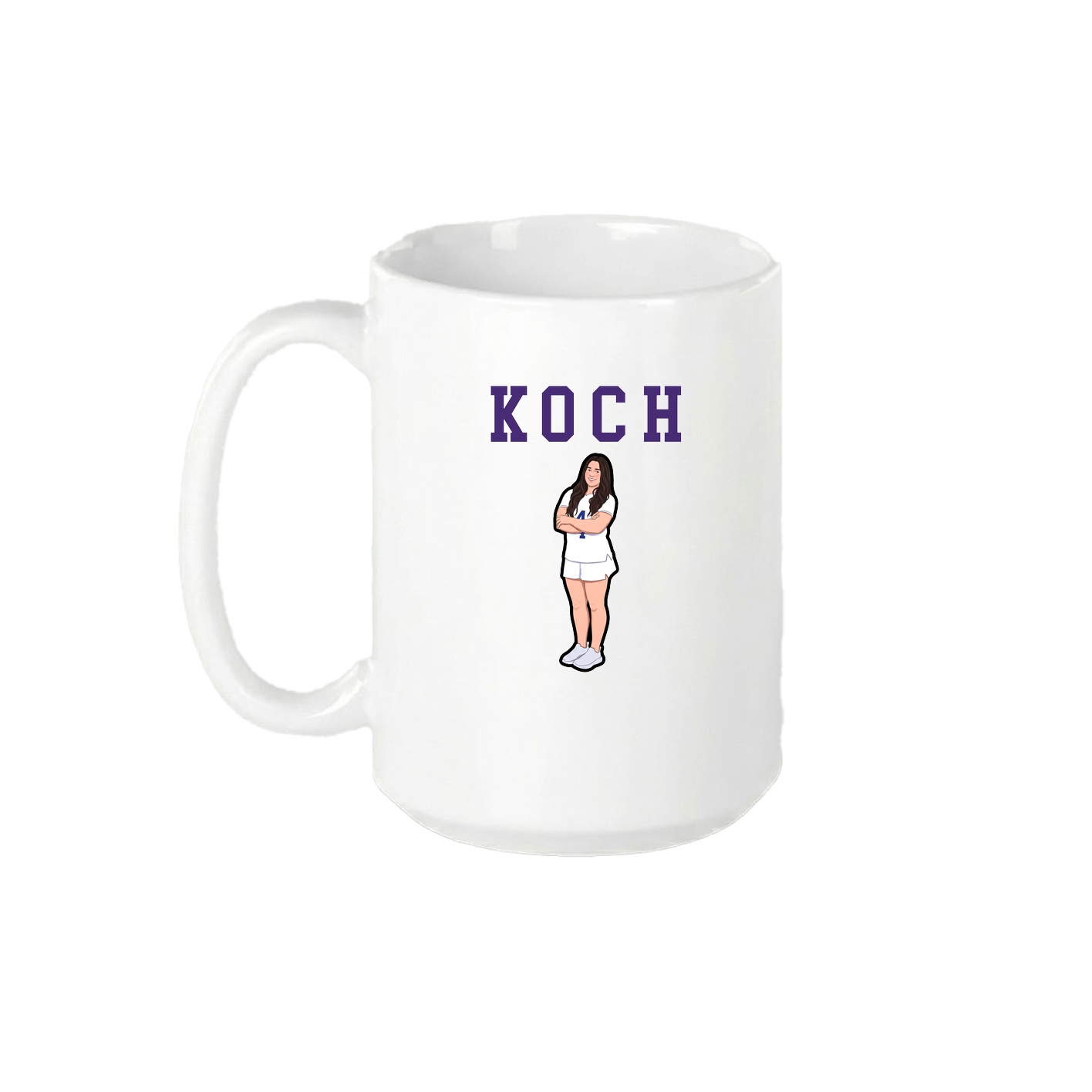 15oz Coffee Mug — Shirsey in White