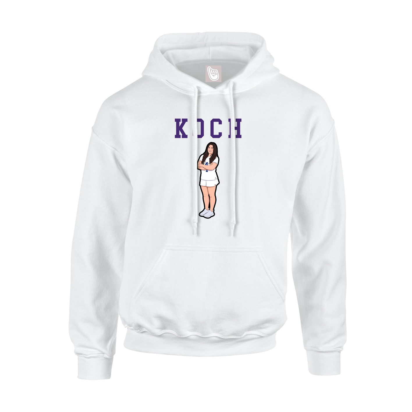 Youth Hoodie — Shirsey in White