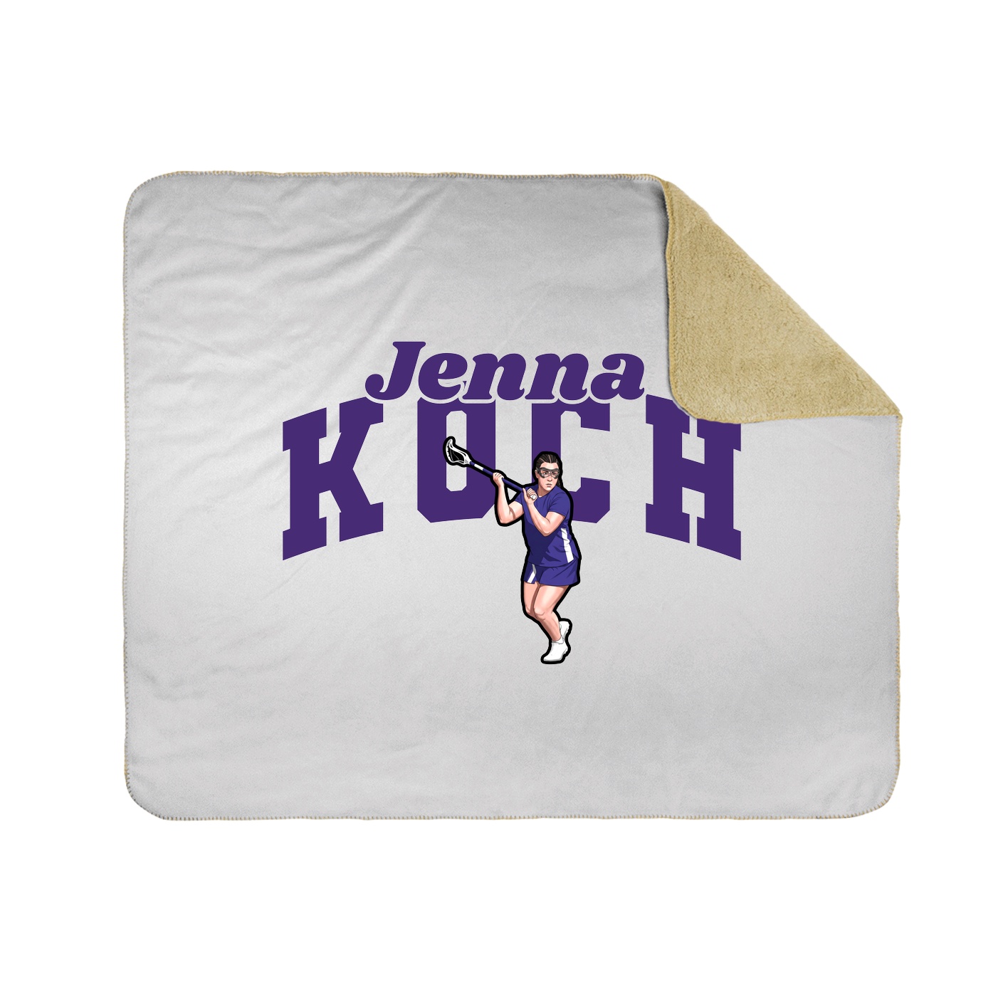 Throw Blanket — Signature Arch in White