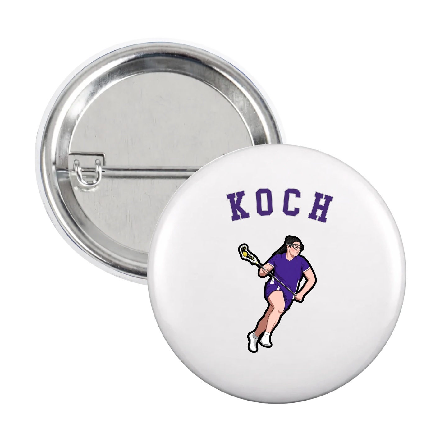 Game Day Button — Shirsey Arch in White