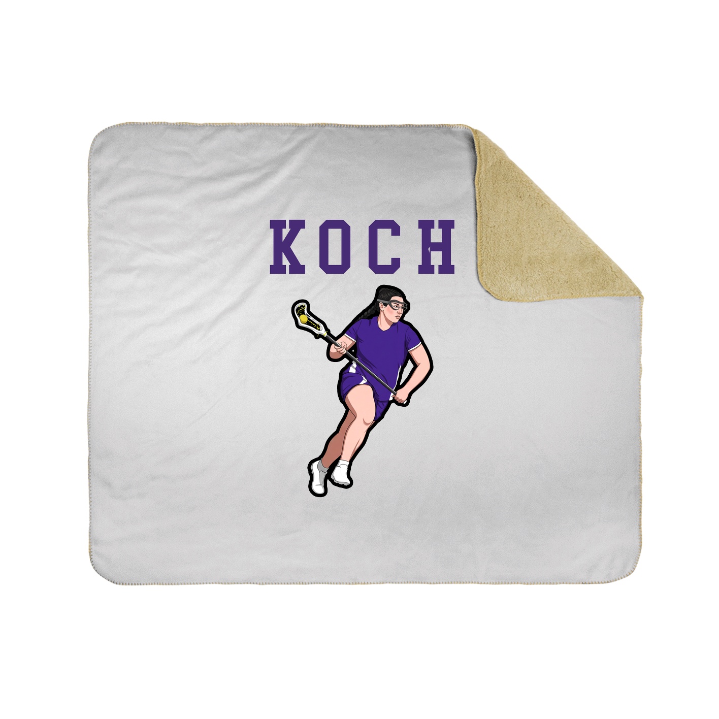 Throw Blanket — Shirsey in White