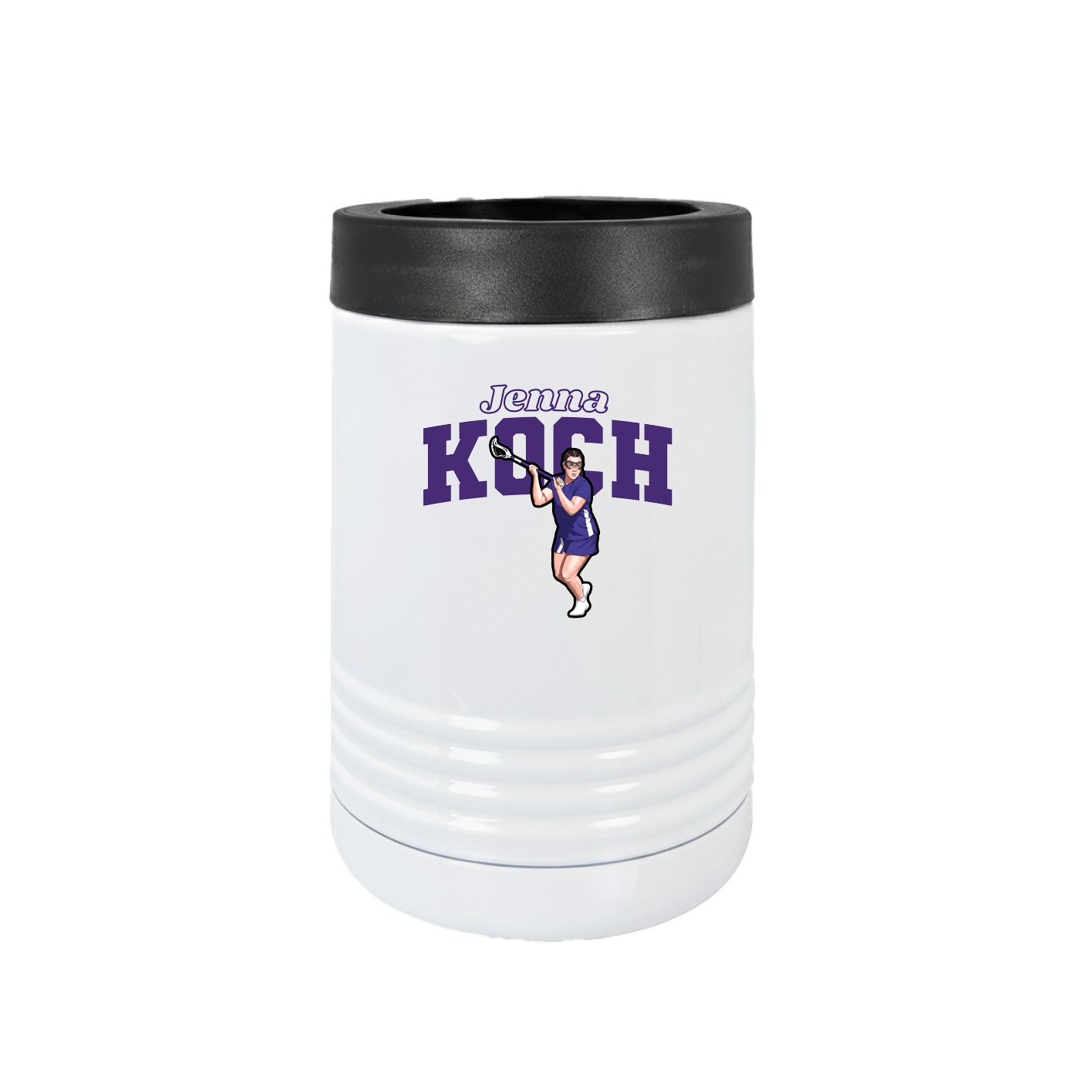 Beverage Holder — Name Arch in White