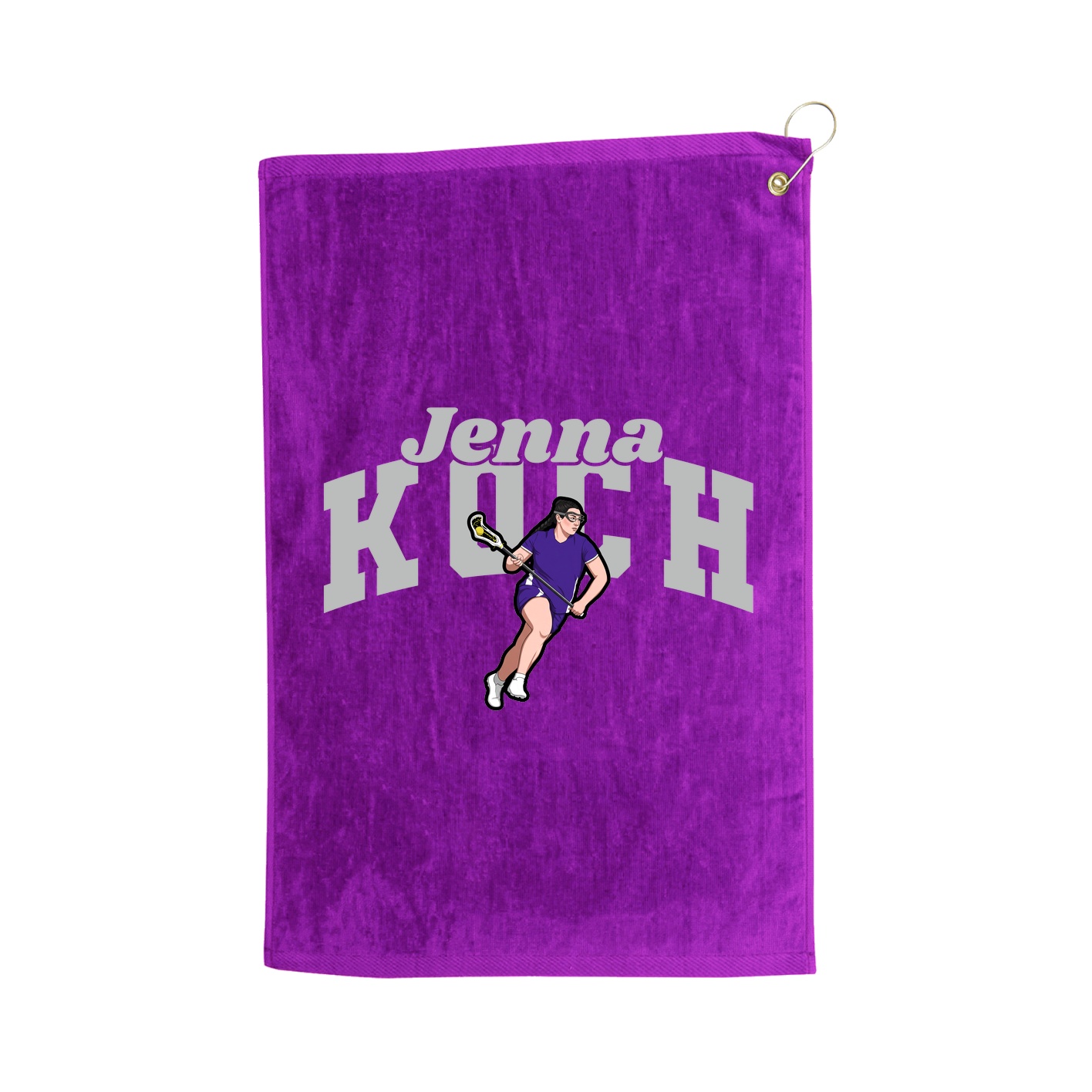 Golf Towel — Signature Arch in Purple