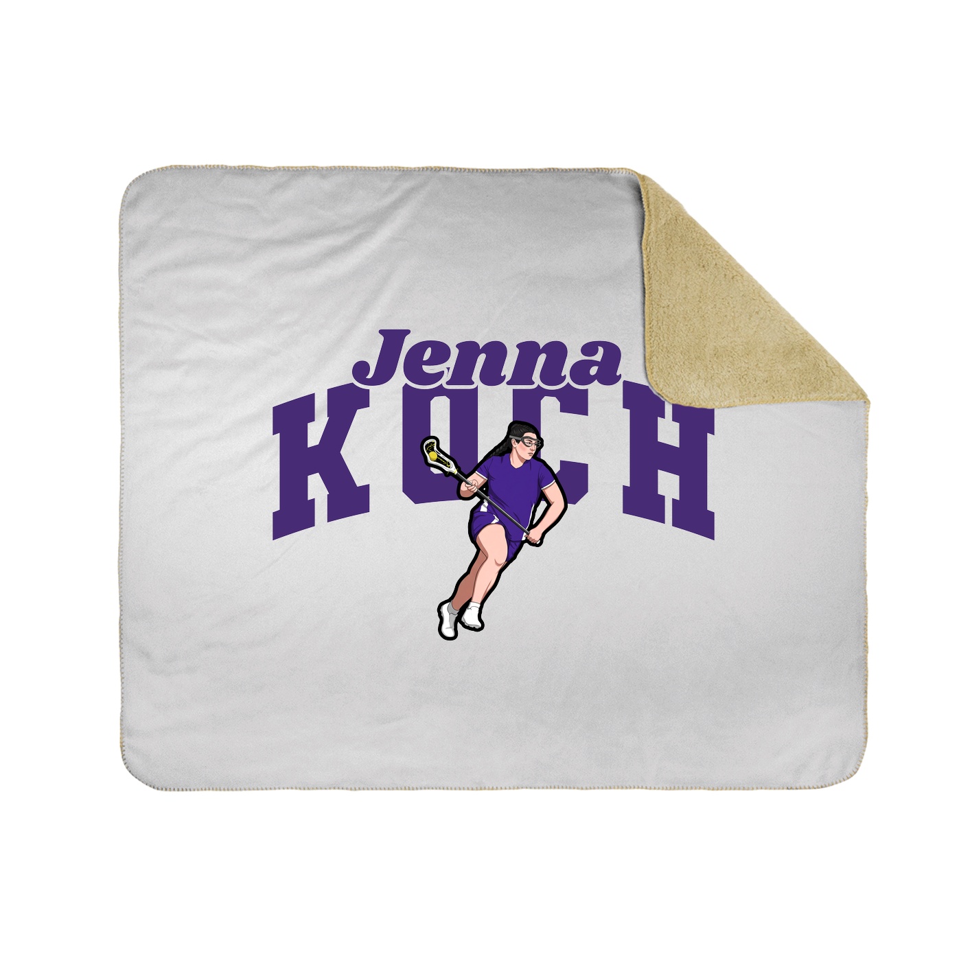Throw Blanket — Signature Arch in White