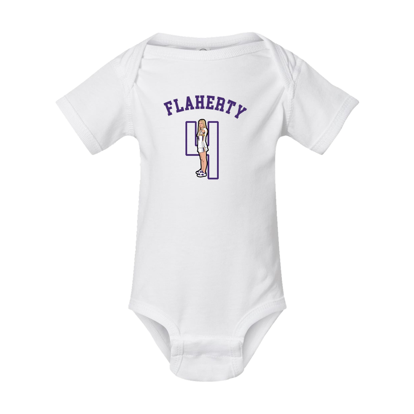 Baby Onesie — Shirsey Arch in White