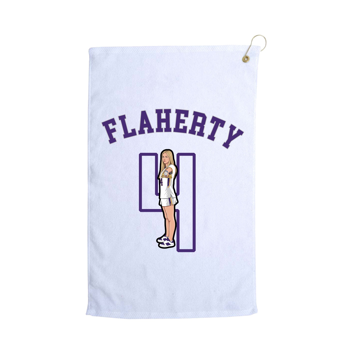 Golf Towel — Shirsey Arch in White