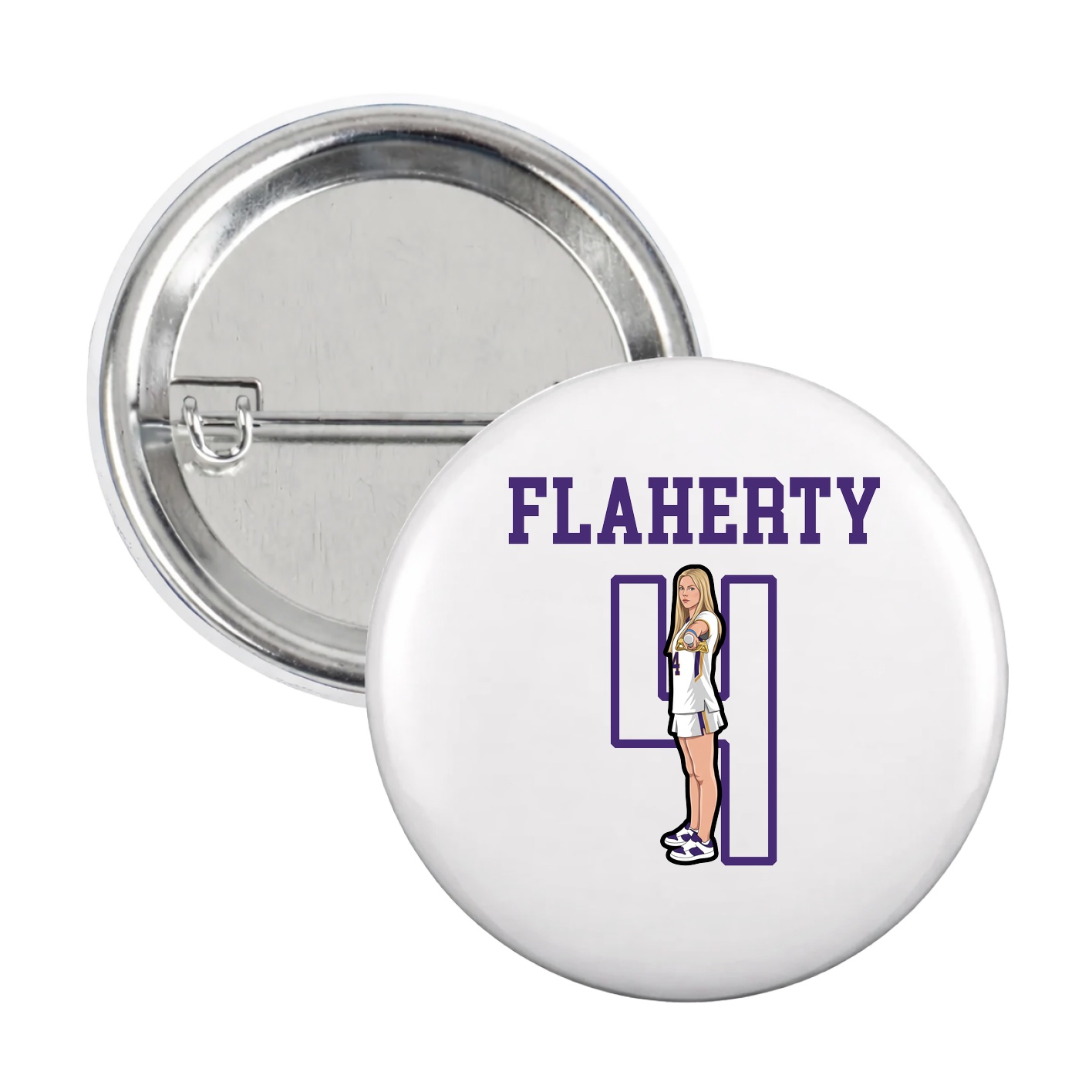 Game Day Button — Shirsey in White