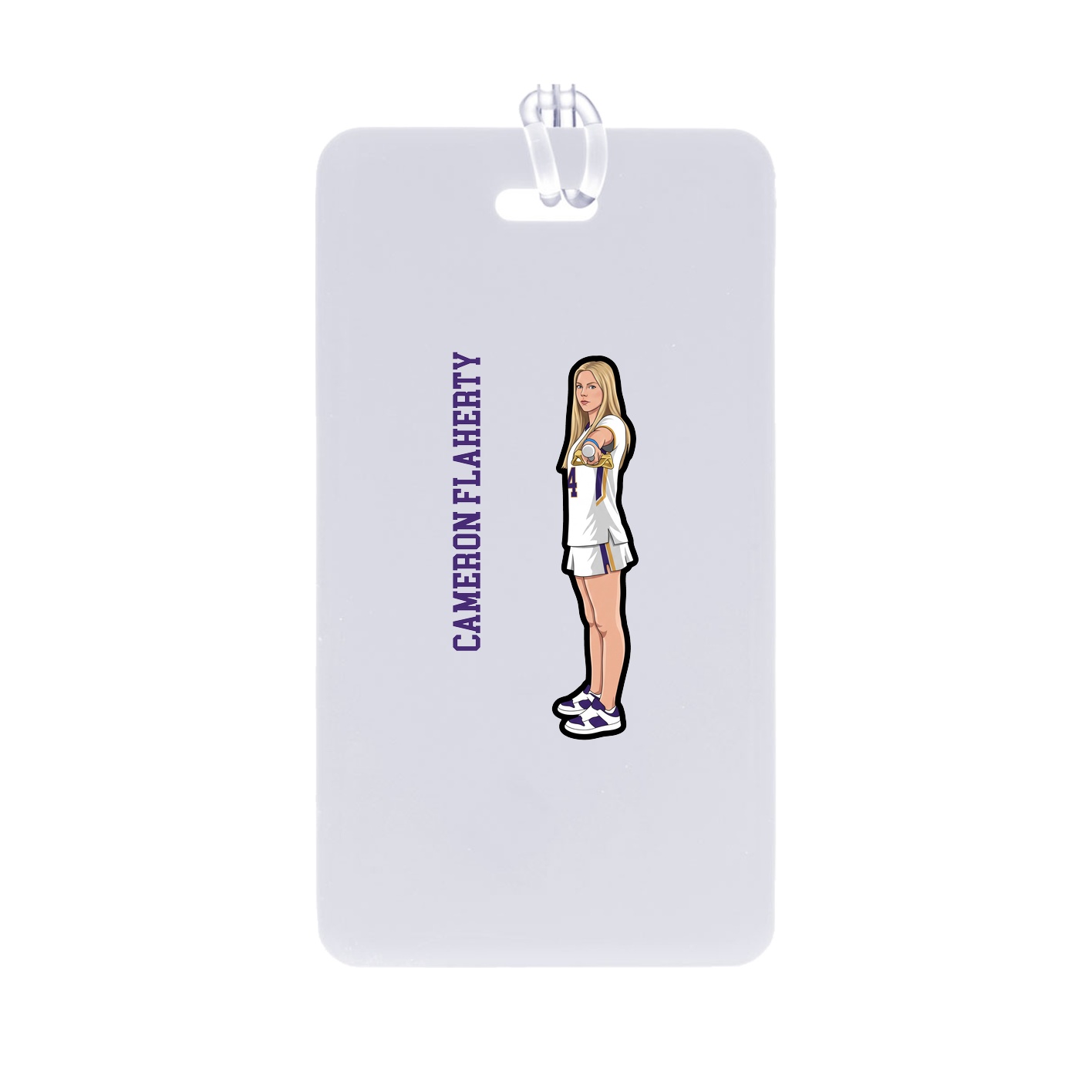 Bag Tag — Name Vertical in Classic