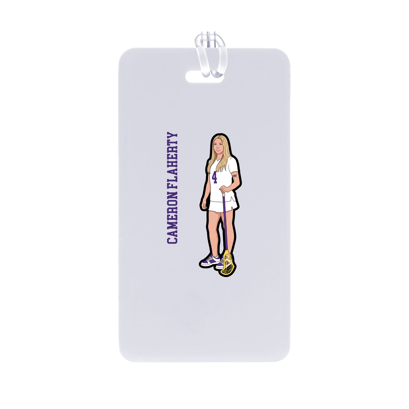 Bag Tag — Name Vertical in Classic