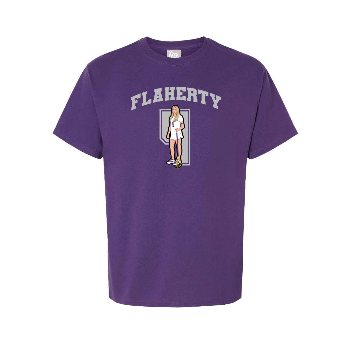 Tee — Number in Purple