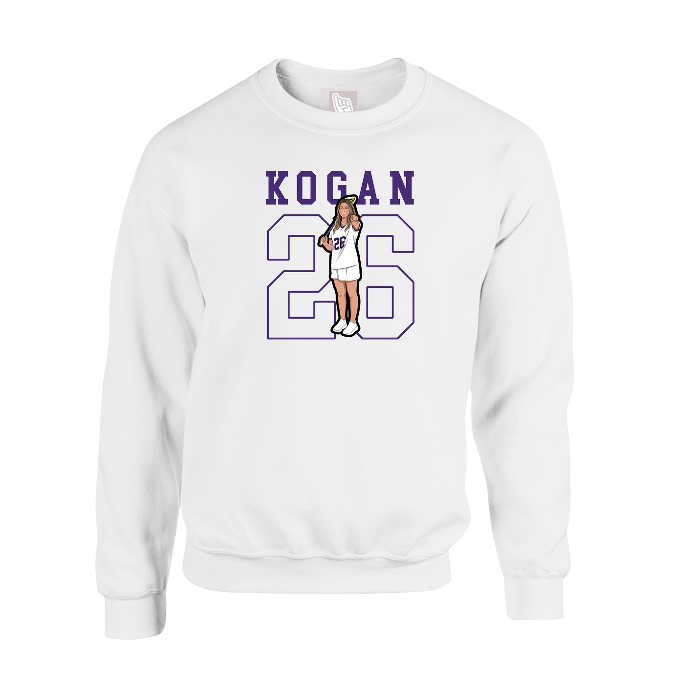 Fleece Crew — Shirsey in White