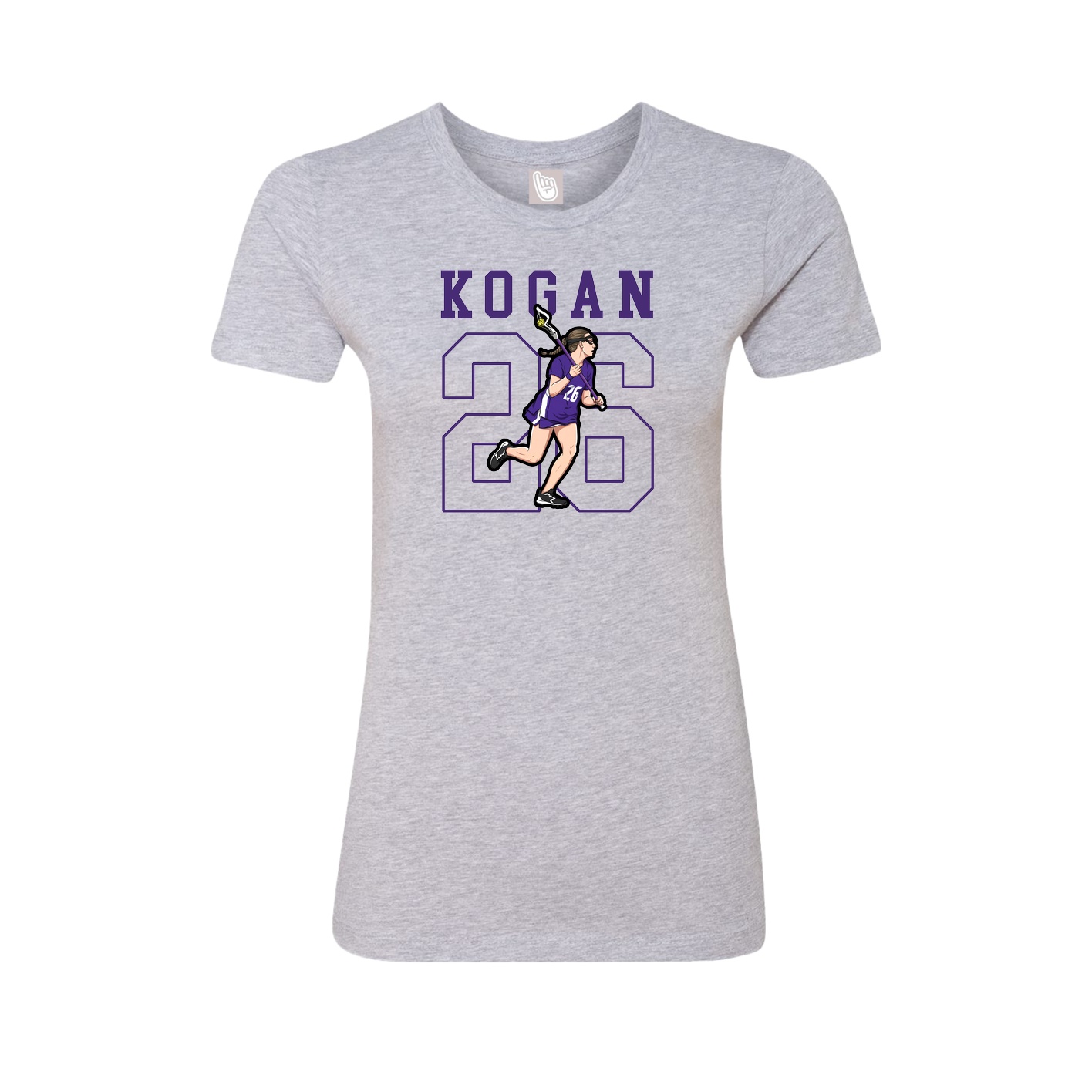 Fitted Women's Tee — Shirsey in Grey