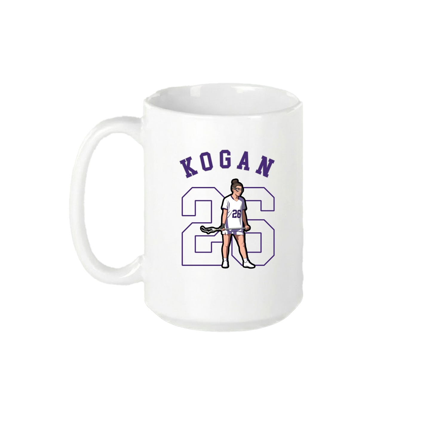 15oz Coffee Mug — Shirsey Arch in White