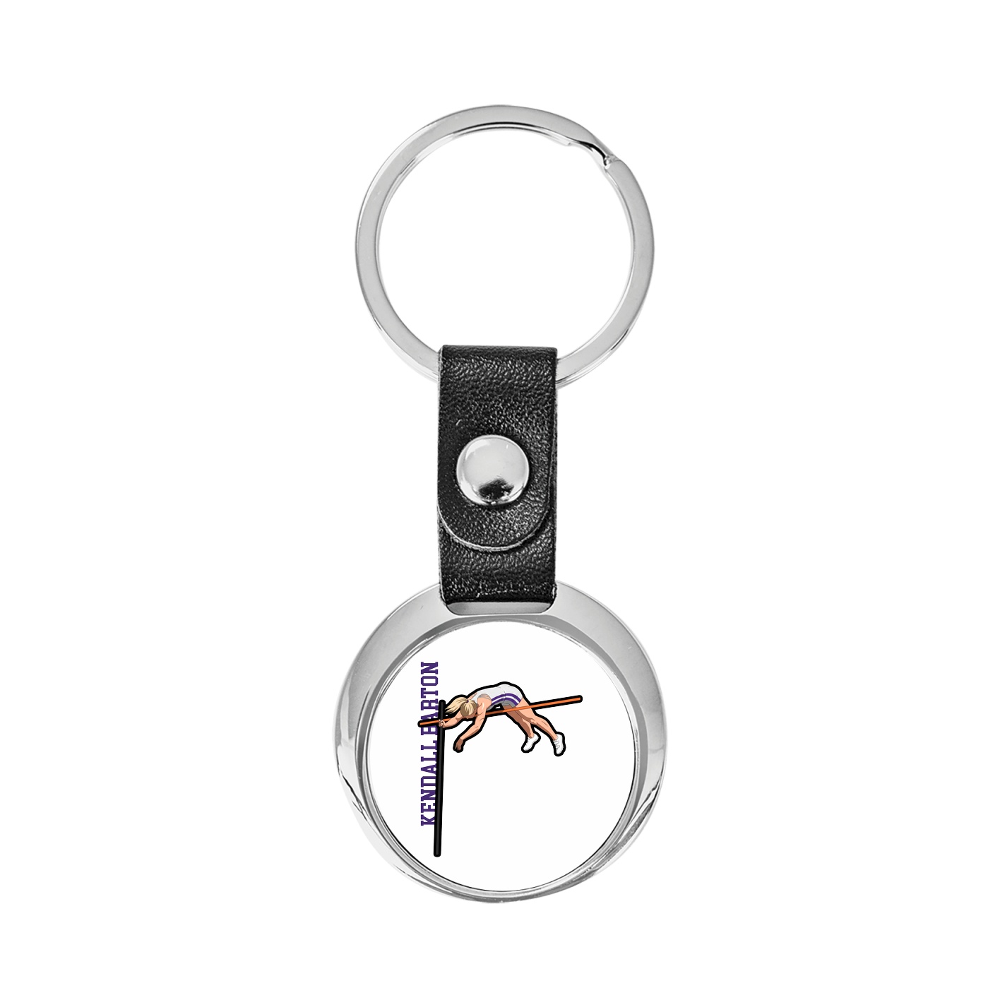 Key Chain — Name Vertical in Classic