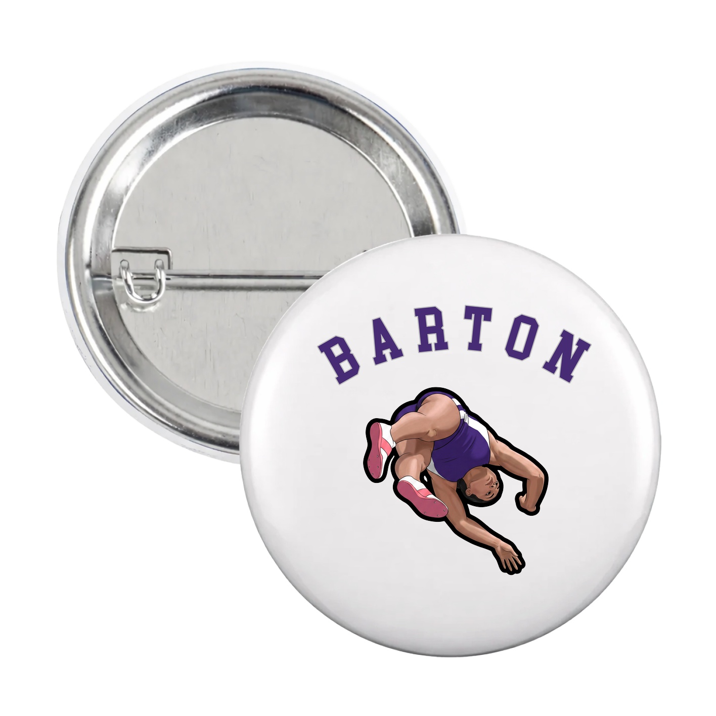 Game Day Button — Shirsey Arch in White