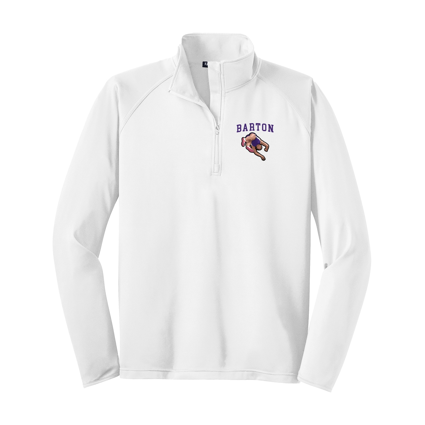 Q-Zip Pullover — Shirsey in White