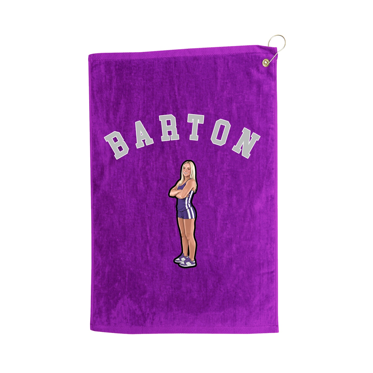 Golf Towel — Shirsey Arch in Purple