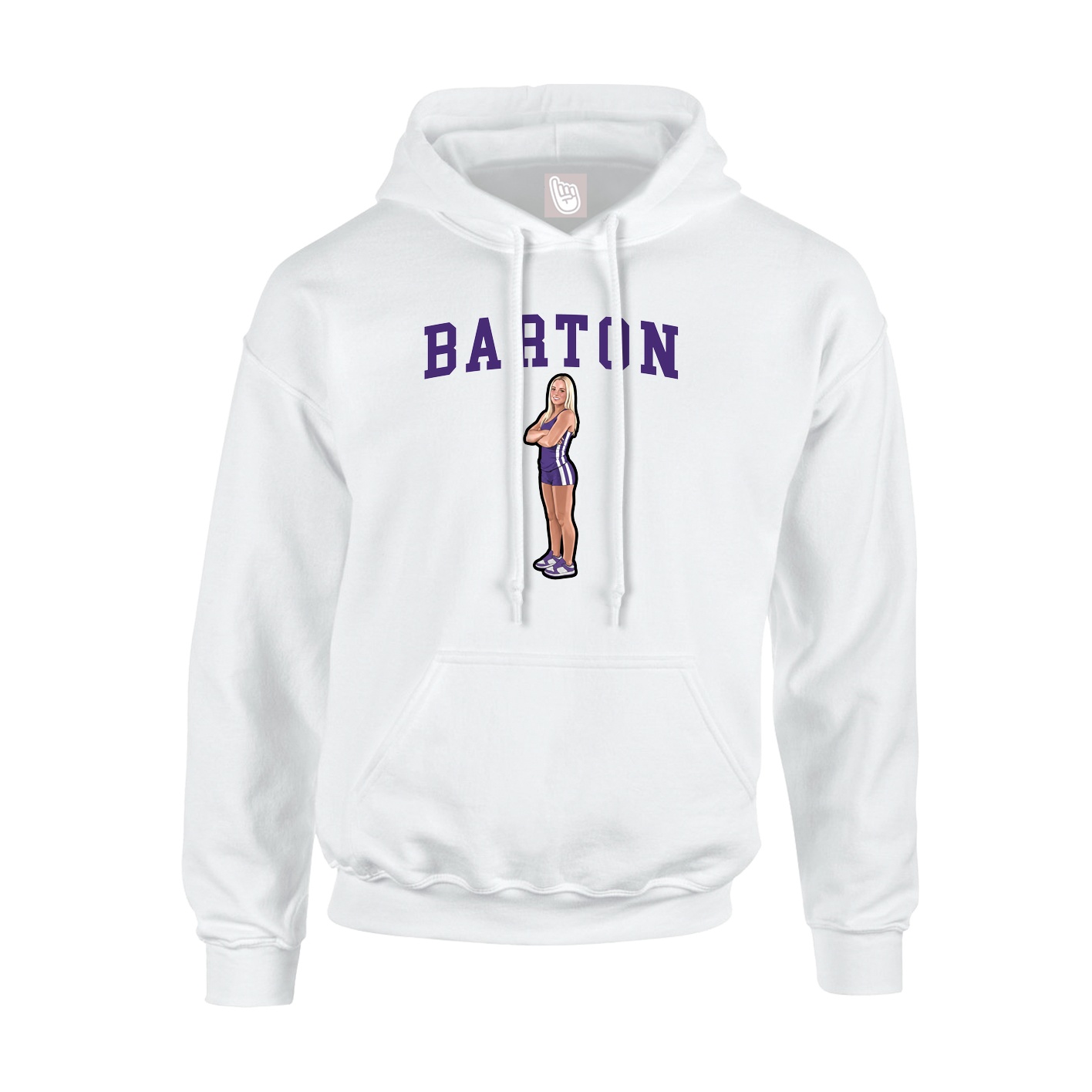 Hoodie — Shirsey in White