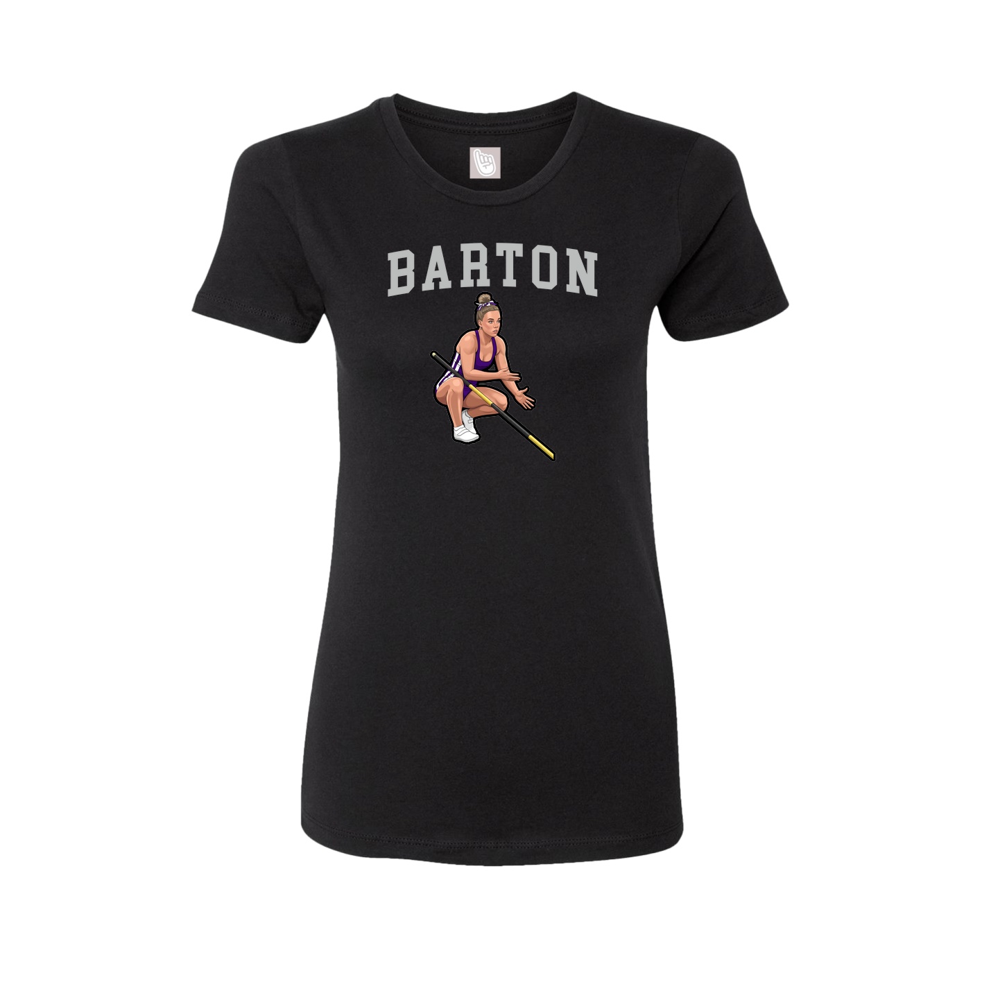 Fitted Women's Tee — Shirsey in Black