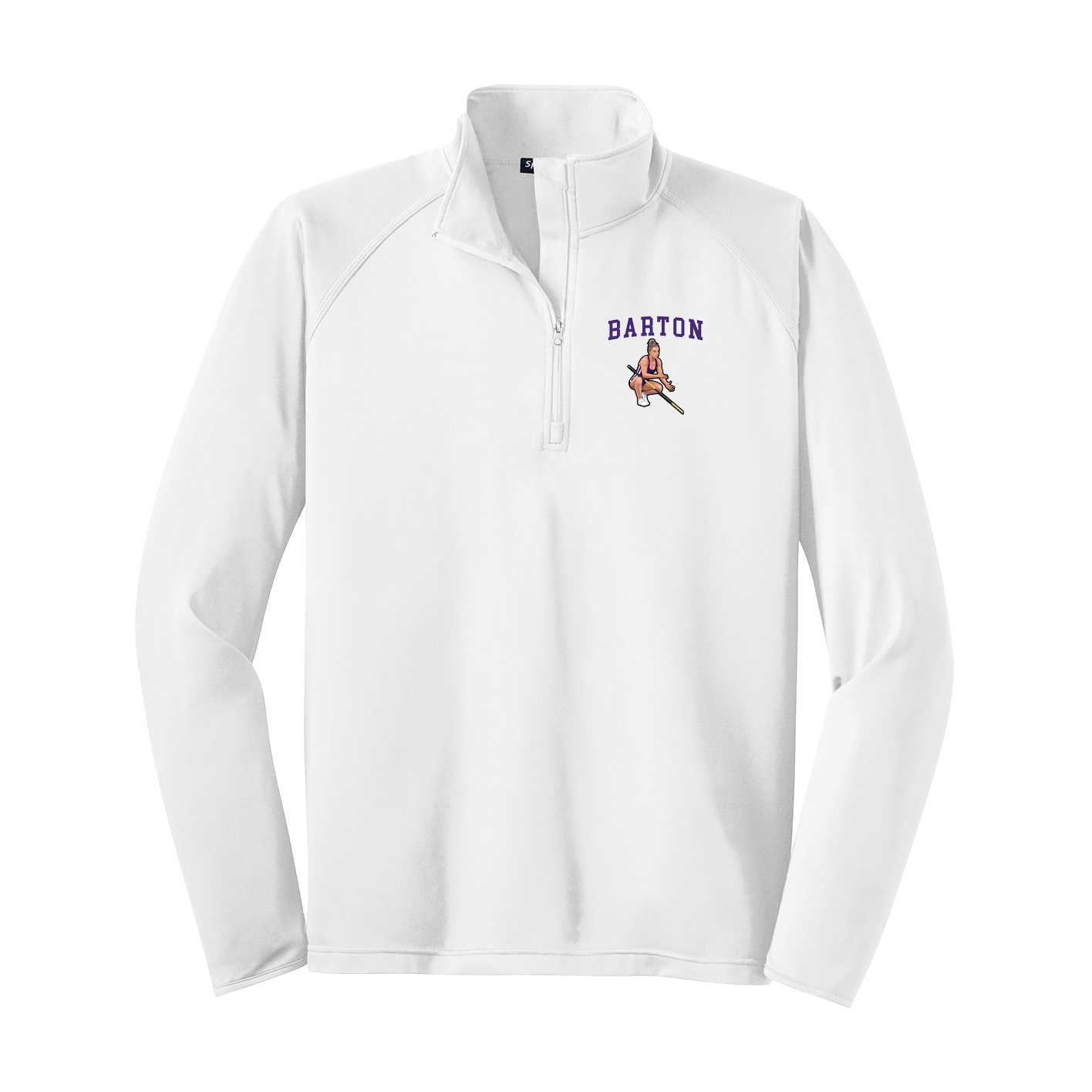 Q-Zip Pullover — Shirsey in White