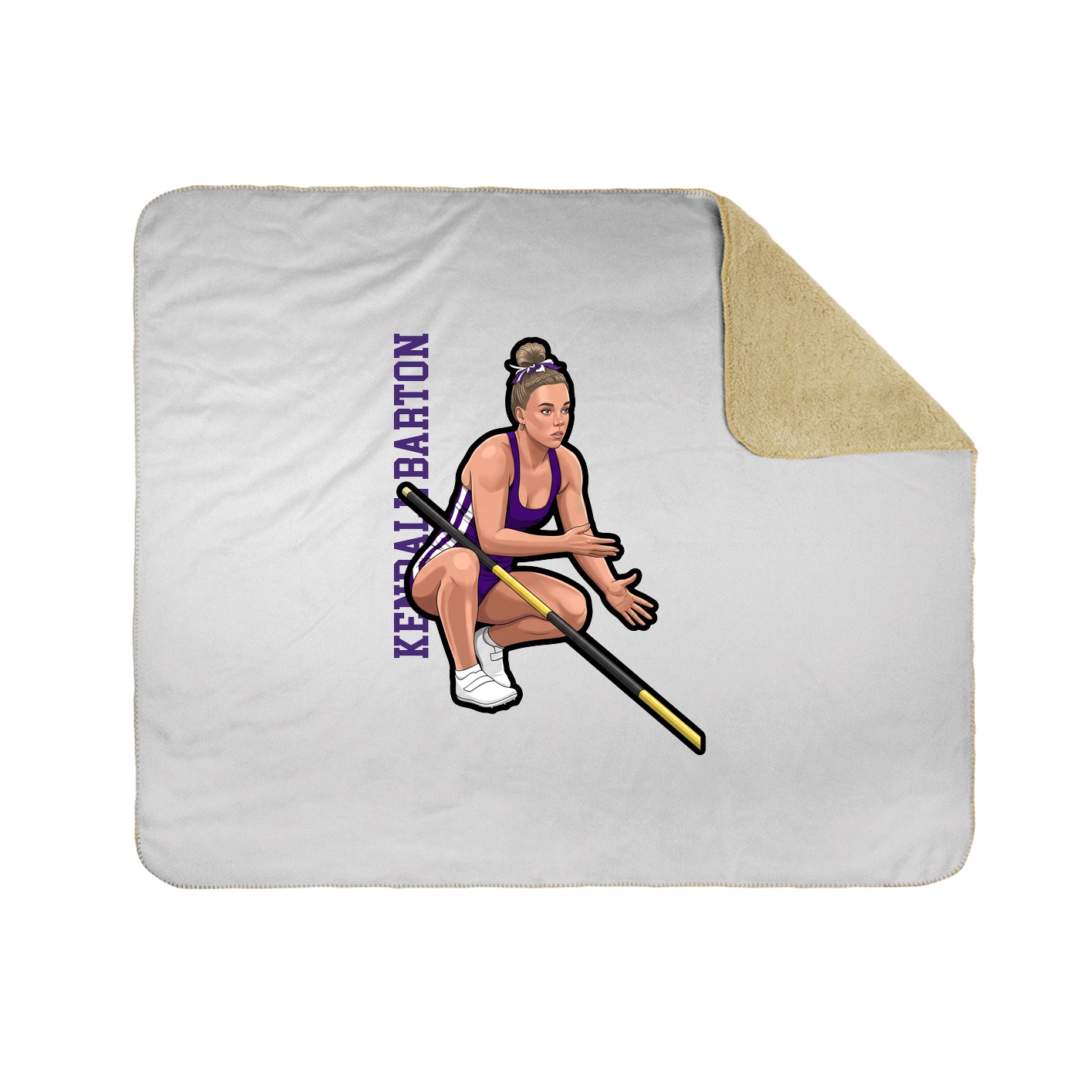 50x60 Sherpa Lined Throw Blanket