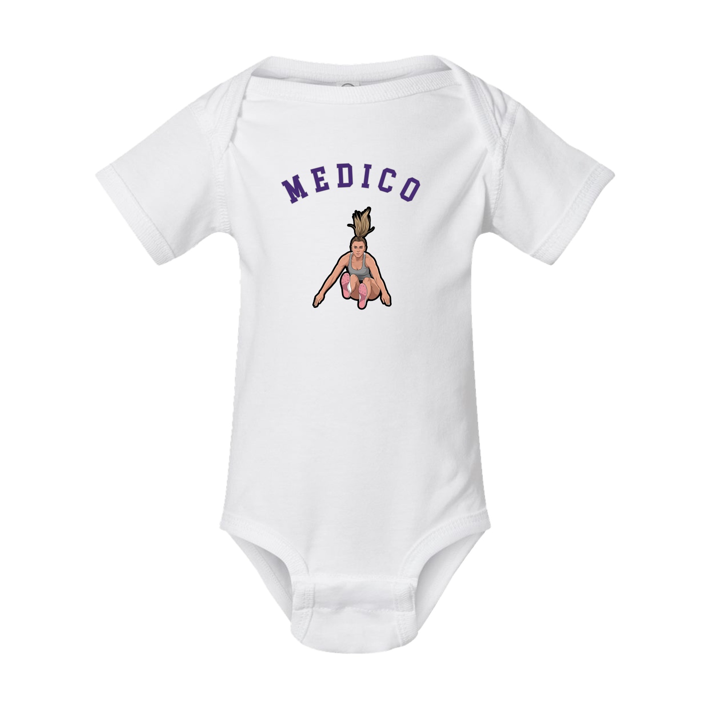 Baby Onesie — Shirsey Arch in White