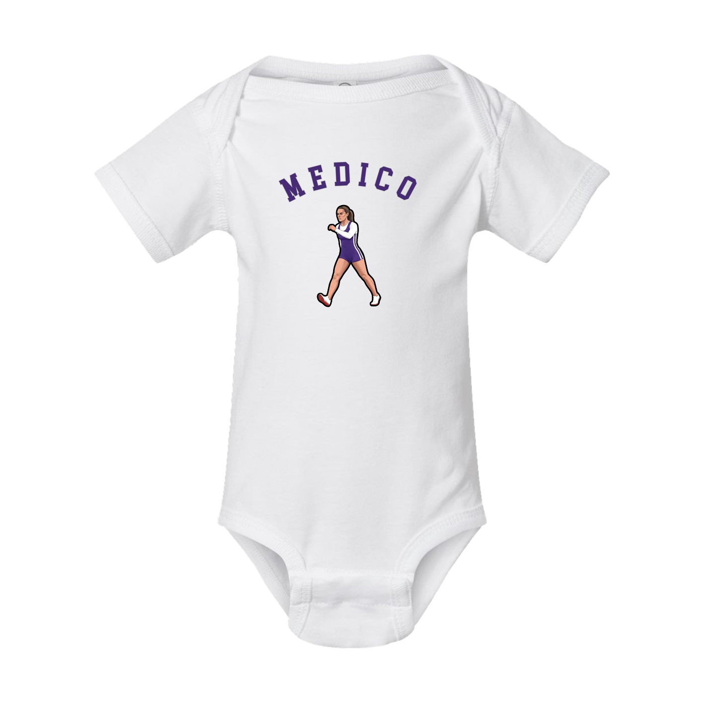Baby Onesie — Shirsey Arch in White