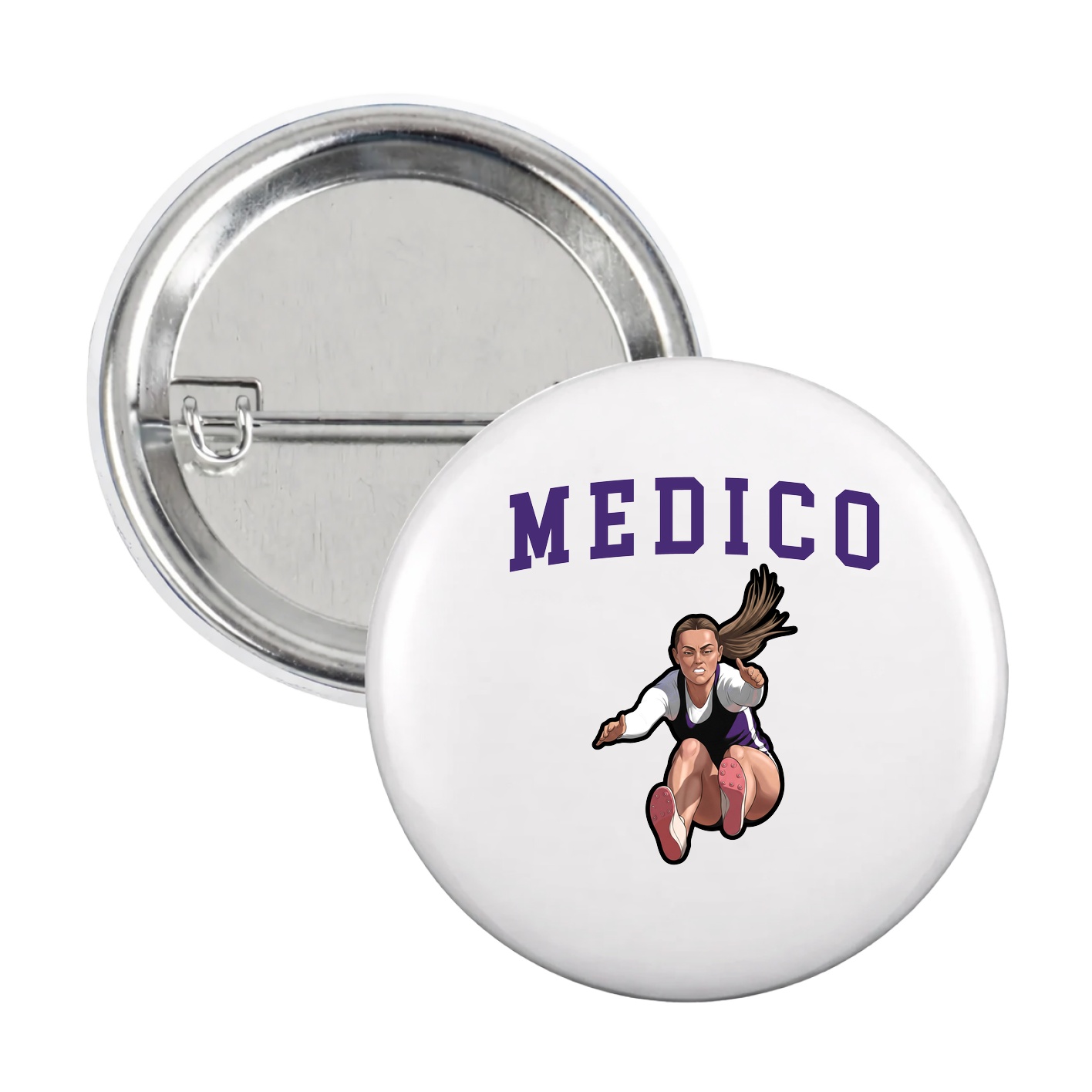 Game Day Button — Shirsey in White