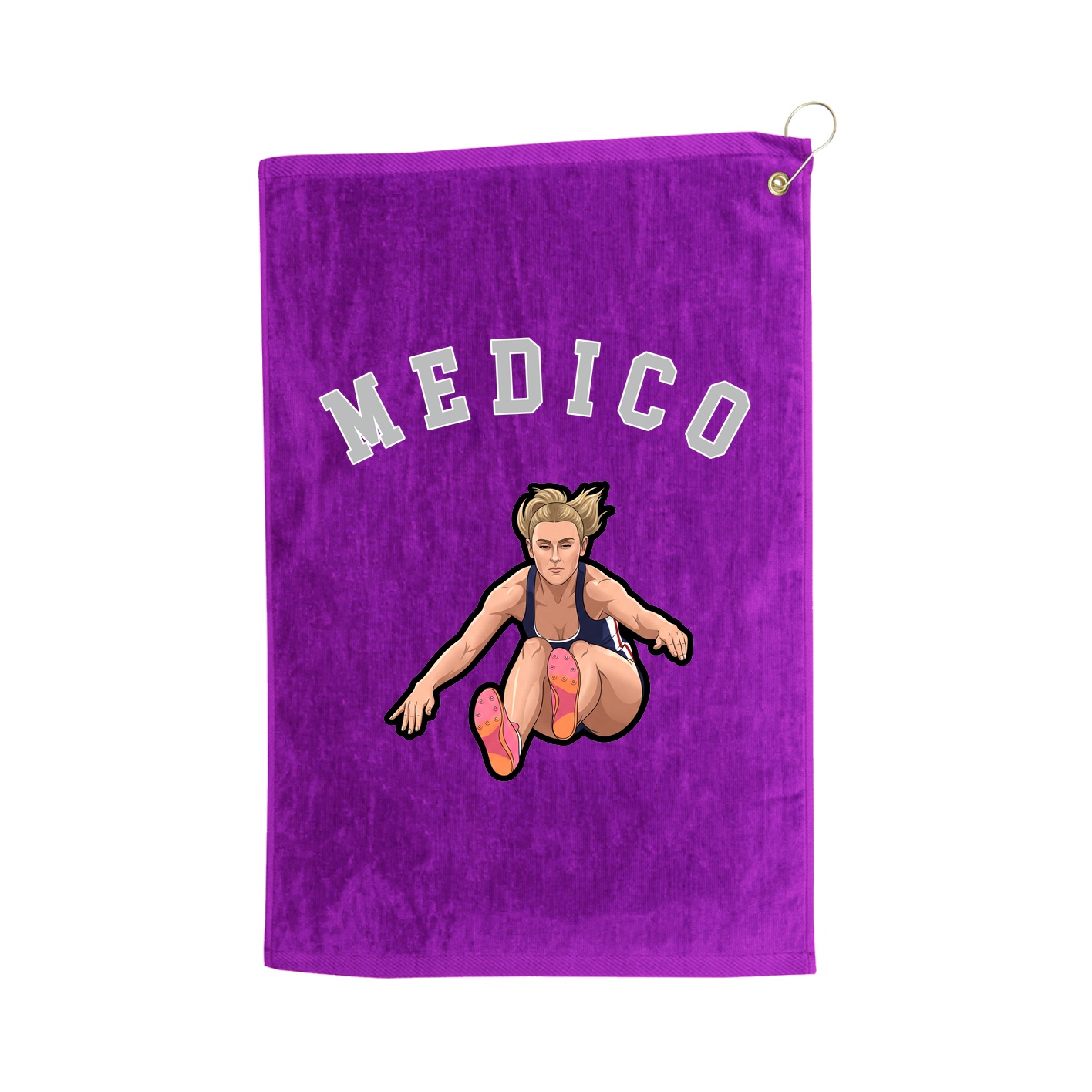 Golf Towel — Shirsey Arch in Purple