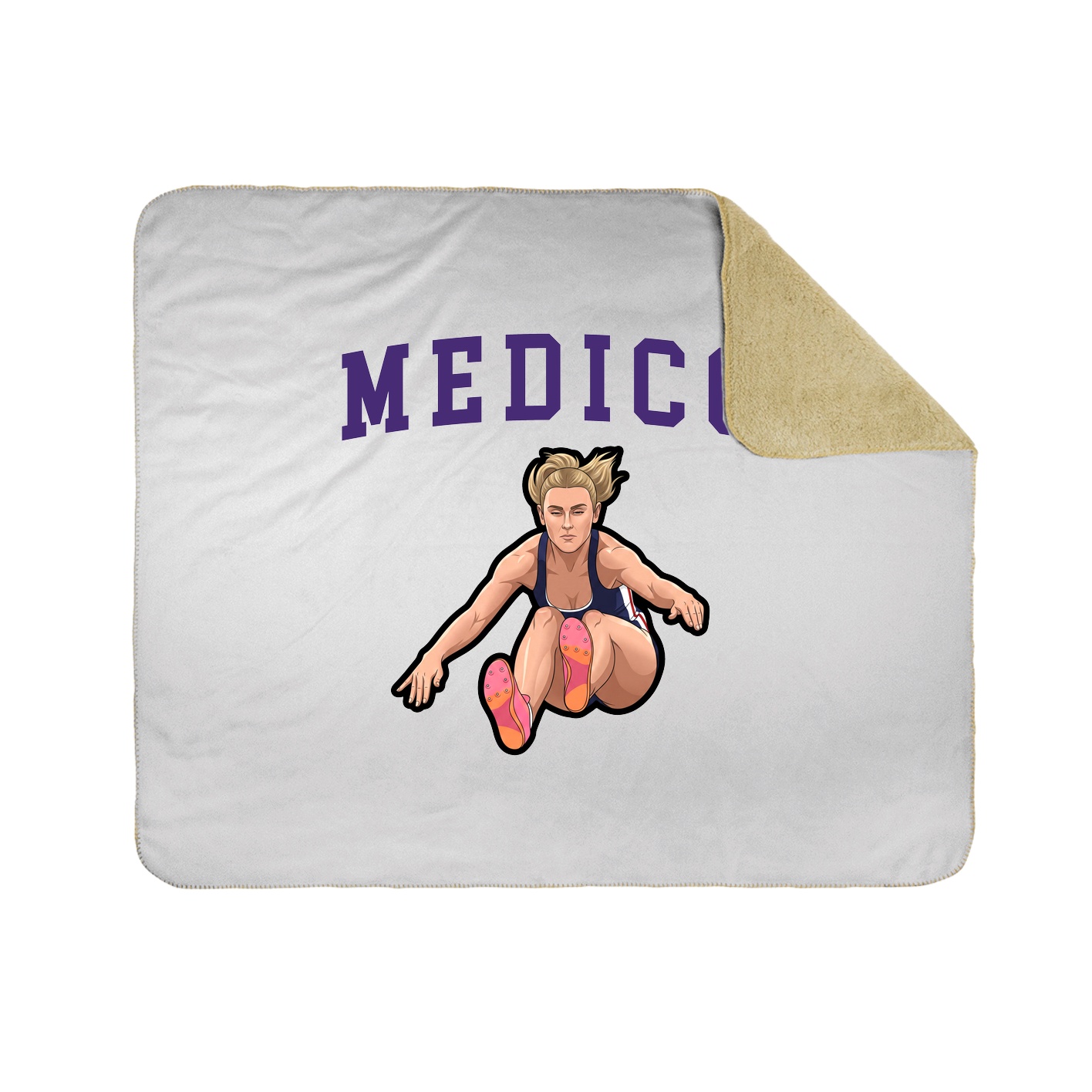 Throw Blanket — Shirsey in White
