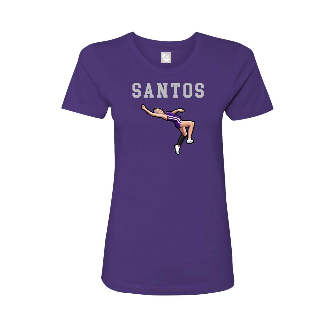 Fitted Women's Tee — Shirsey in Purple