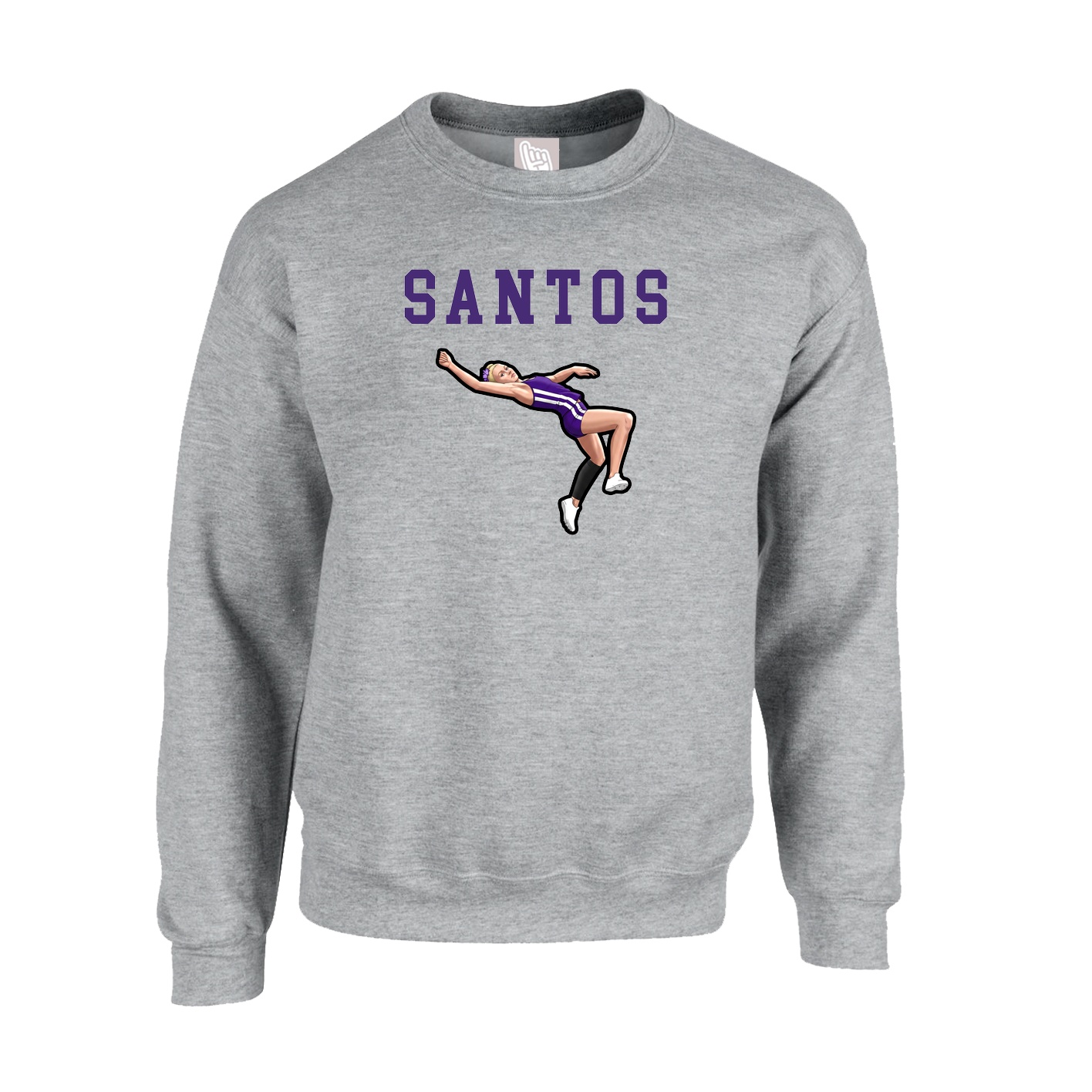 Fleece Crew — Shirsey in Grey