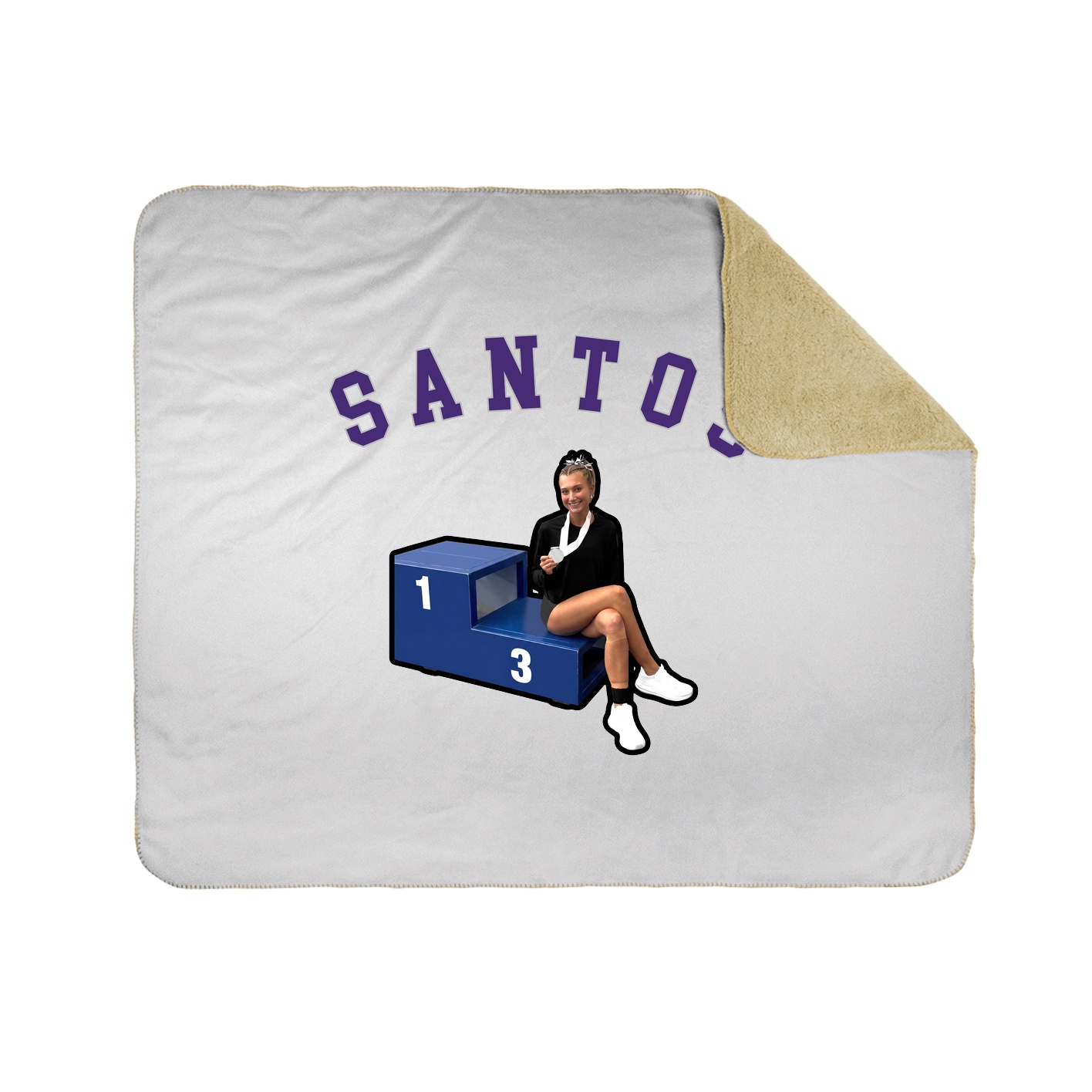 Throw Blanket — Shirsey Arch in White